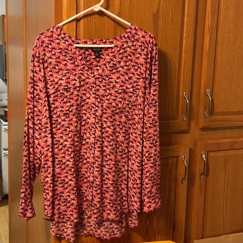 Like new ANA women’s horse print blouse size 1X